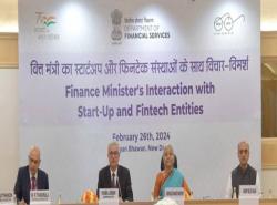 Finance Minister's Interaction with Start-Up and Fintech Entities 1